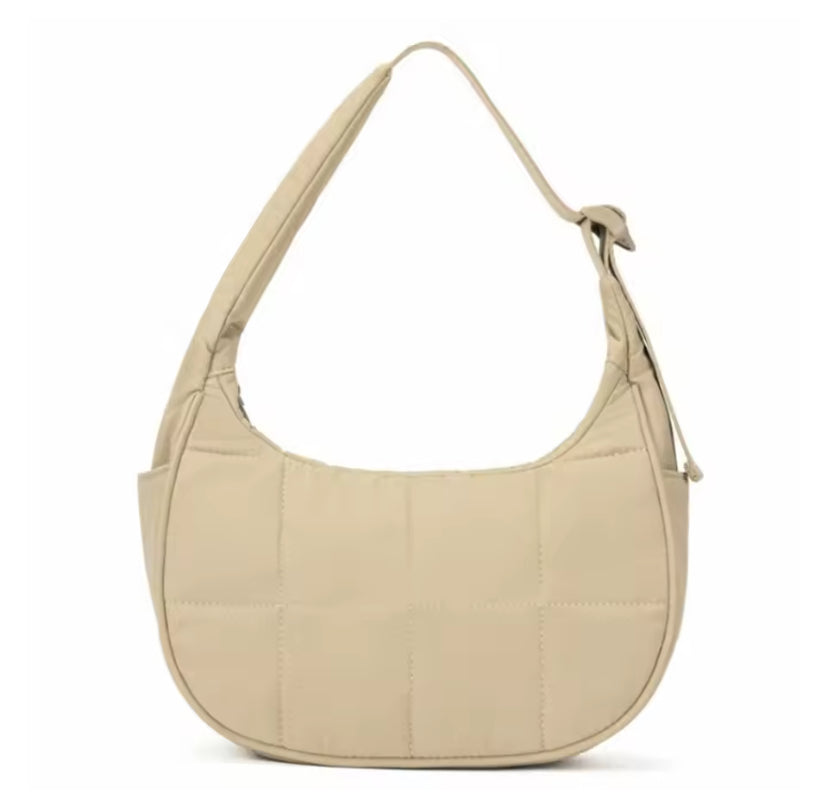 Puffer Crecent Shaped Bag