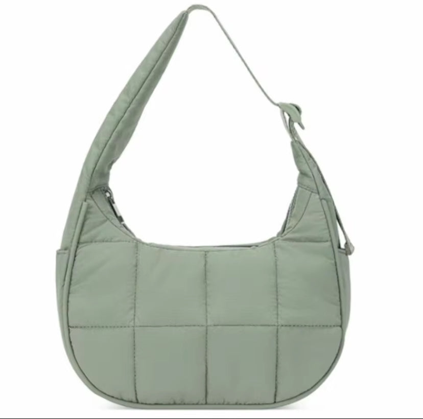 Puffer Crecent Shaped Bag