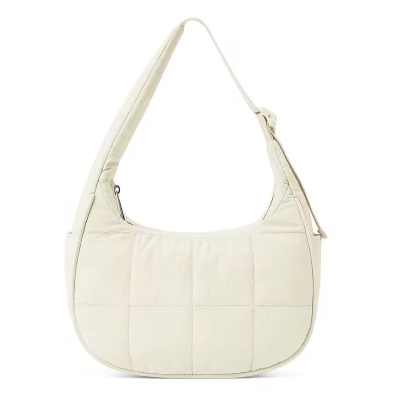 Puffer Crecent Shaped Bag