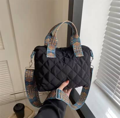 Rustic Fall/Winter Shoulder Belt Handbag