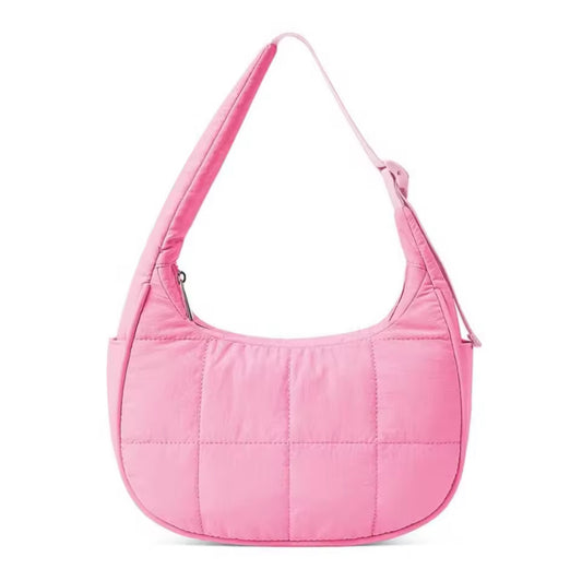 Puffer Crecent Shaped Bag